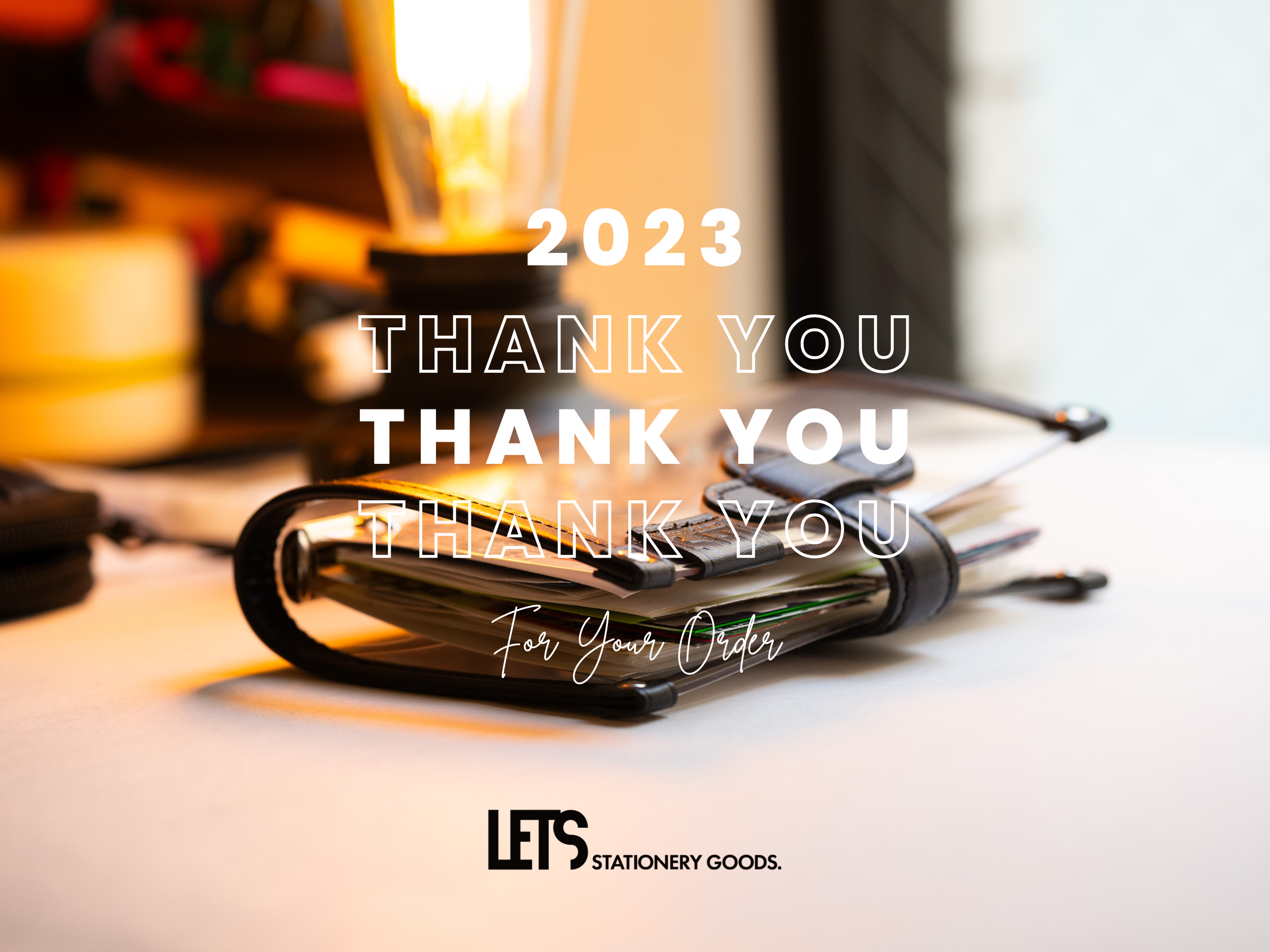 2023年締め。本年もありがとうございました。 – LETS STATIONERY GOODS