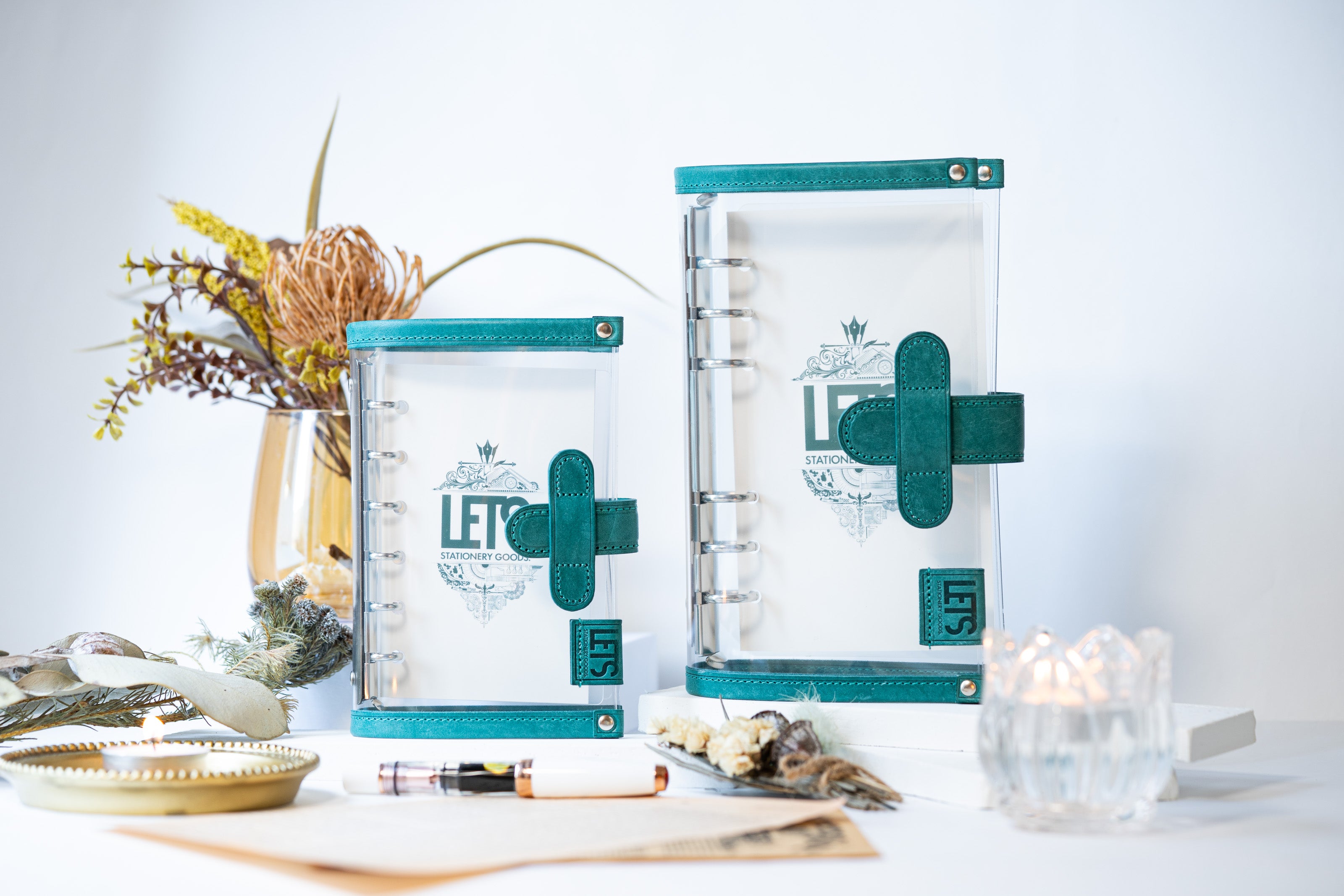 【9月発売新色】LETSクリアシステム手帳 MAYAグリーン