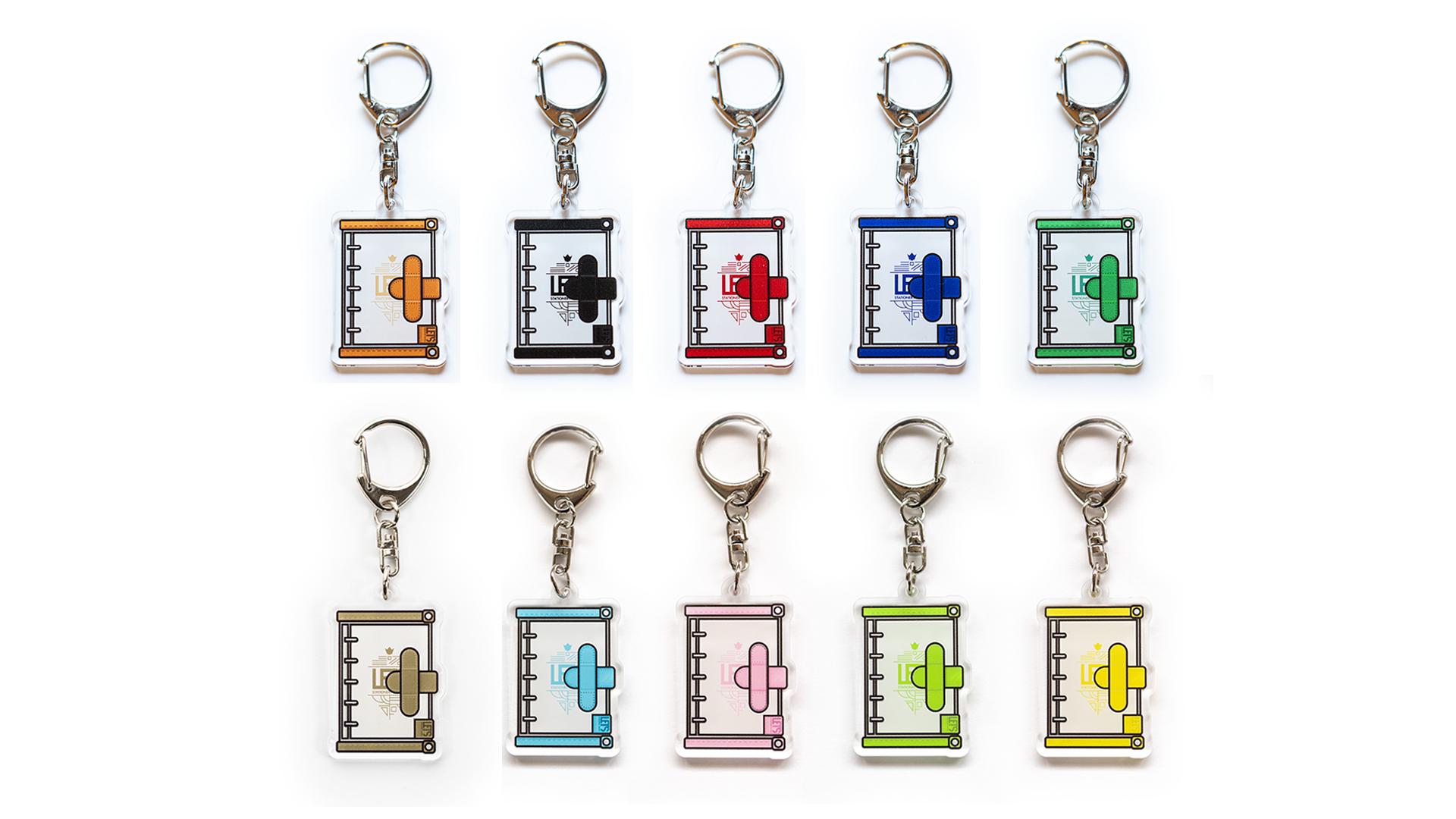 アクリルキーホルダー / LETS手帳 – LETS STATIONERY GOODS アクリルキーホルダー / LETS手帳 – LETS STATIONERY GOODS