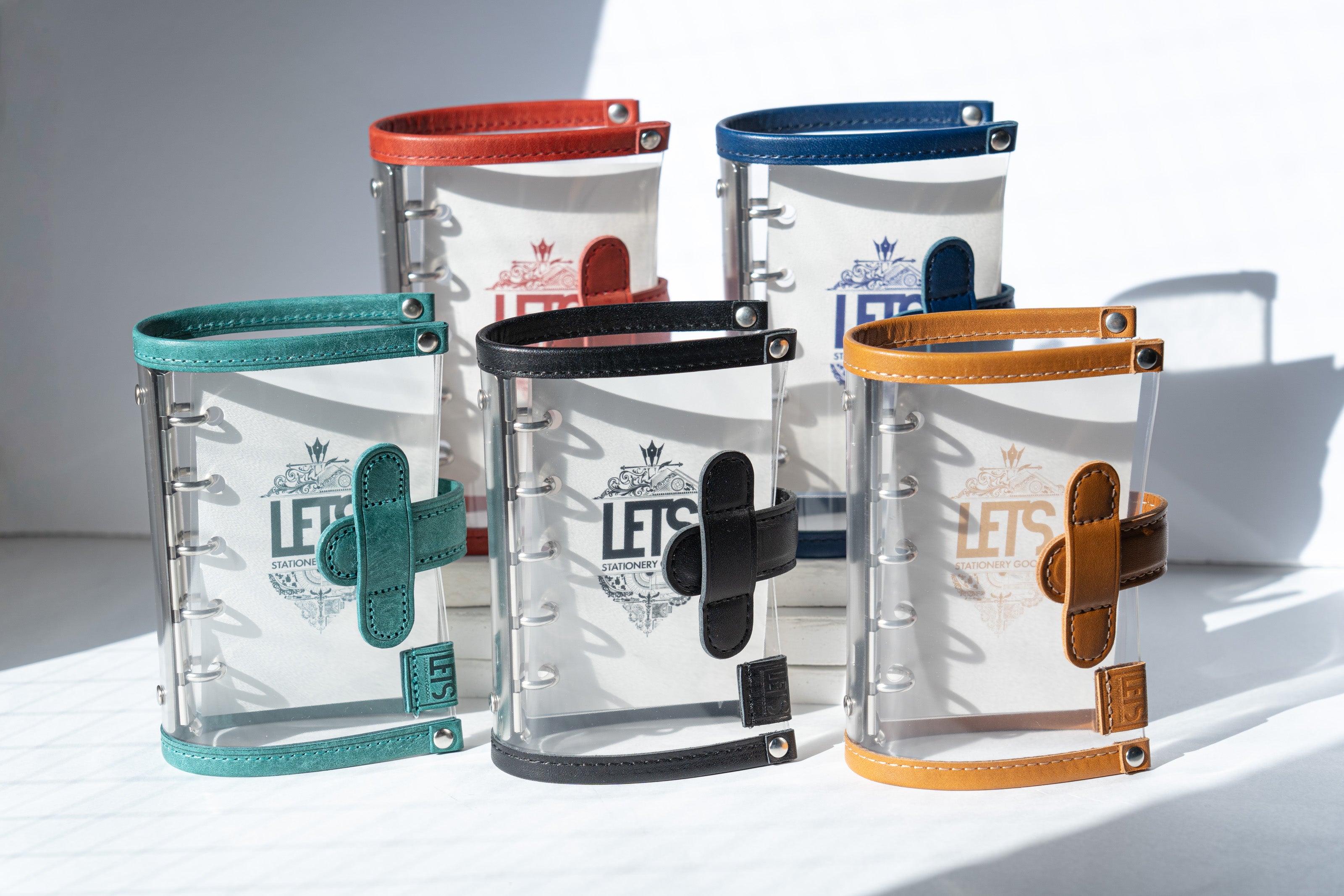 LETS Clear Leather Binder - M5 - Natural