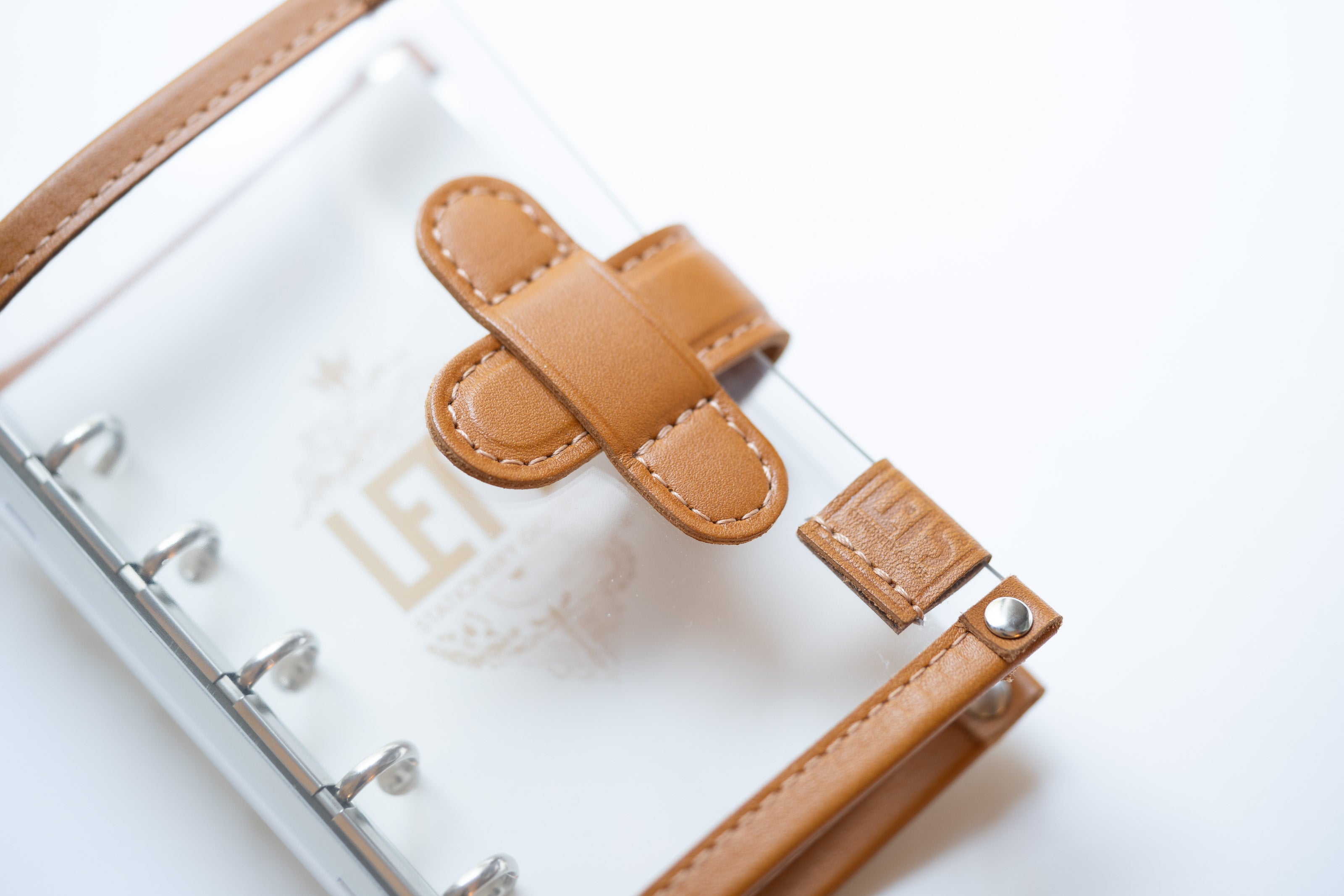 LETS Clear Leather Binder - M5 - Natural