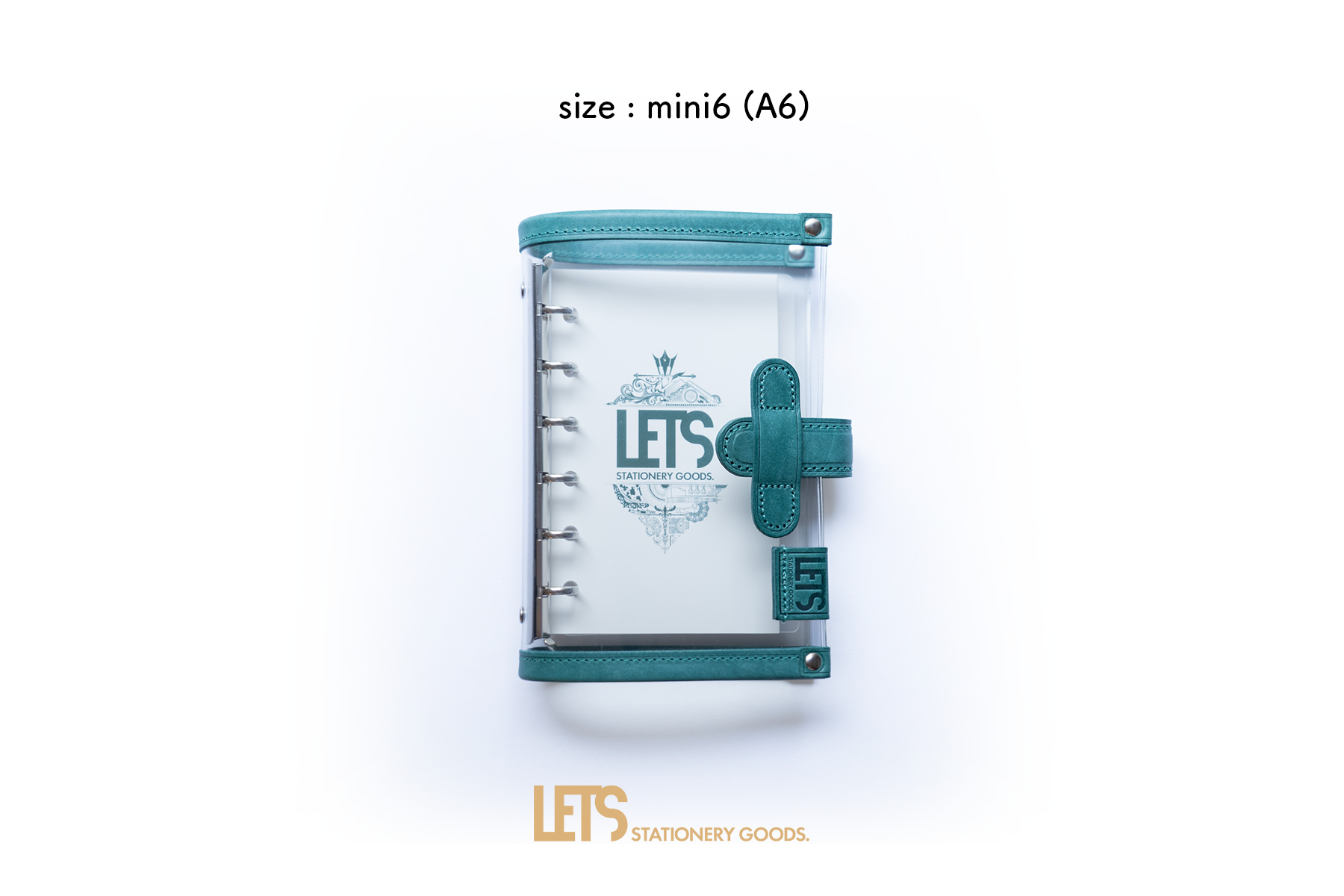 LETSクリアシステム手帳 〈mini6〉 MAYAグリーン – LETS STATIONERY GOODS LETSクリアシステム手帳 〈mini6〉 MAYAグリーン – LETS STATIONERY GOODS