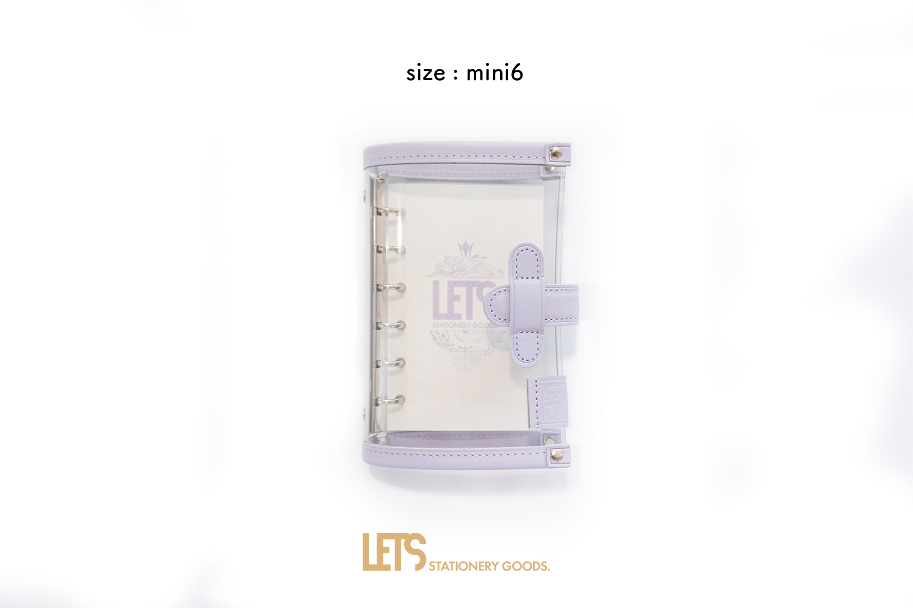 LETSクリアシステム手帳 / mini6 / シフォンパープル – LETS