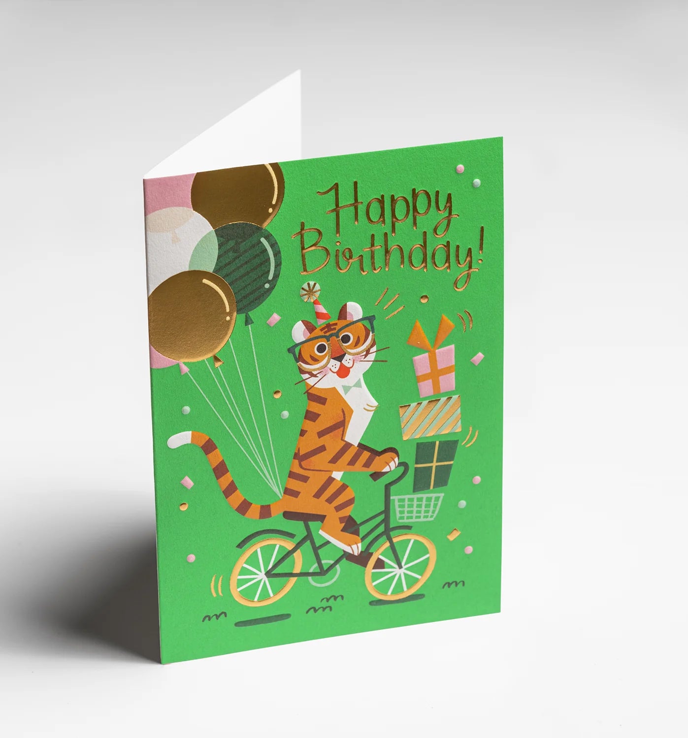 Happy Birthday! Party Tiger Greeting Card：7361