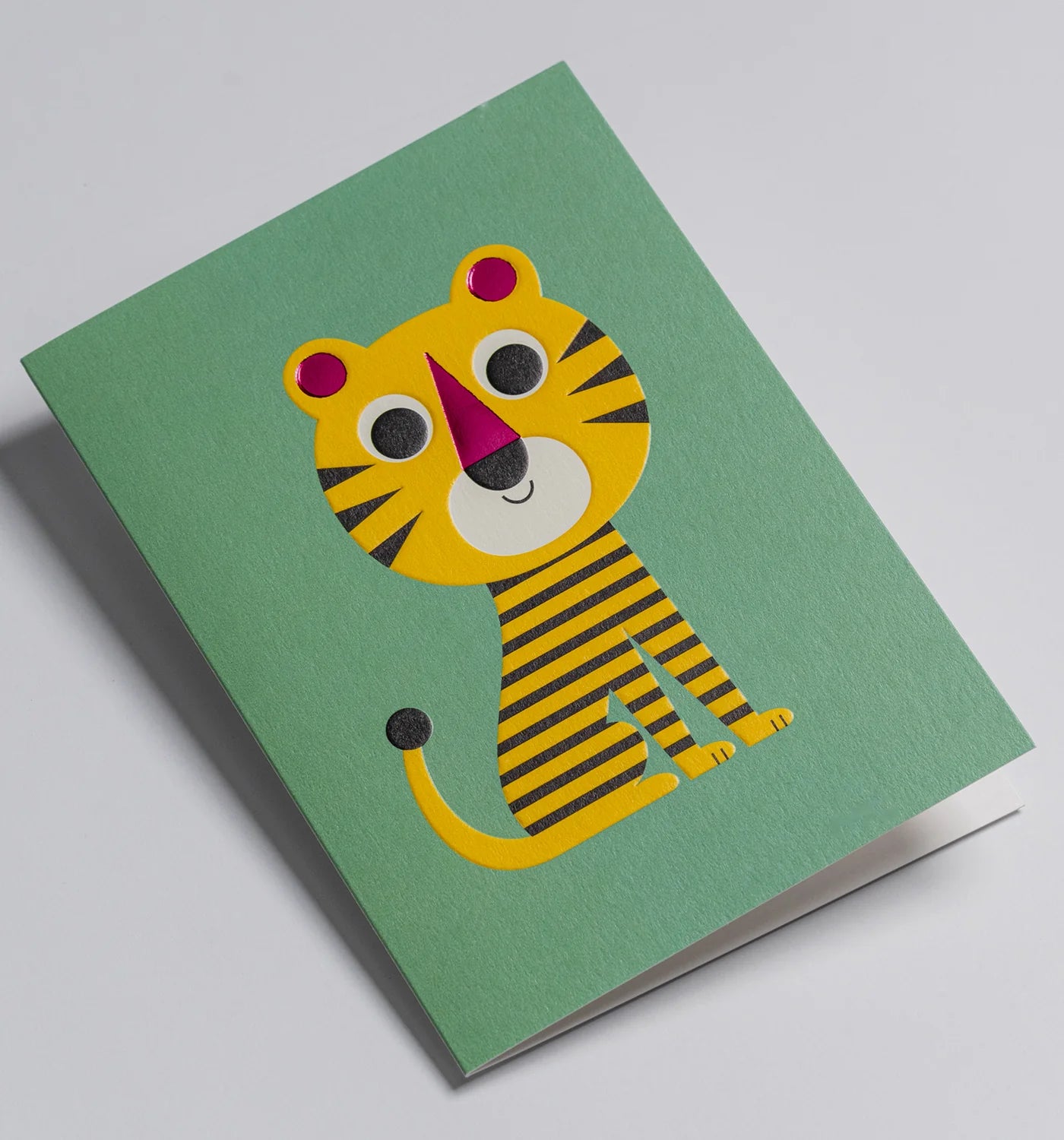 Stripy Tiger Greeting Card：7644