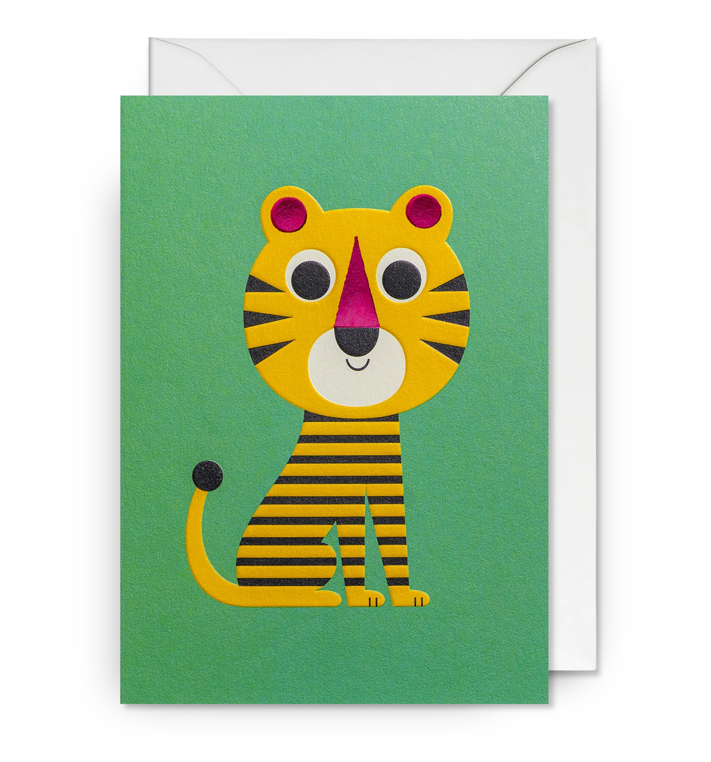 Stripy Tiger Greeting Card：7644