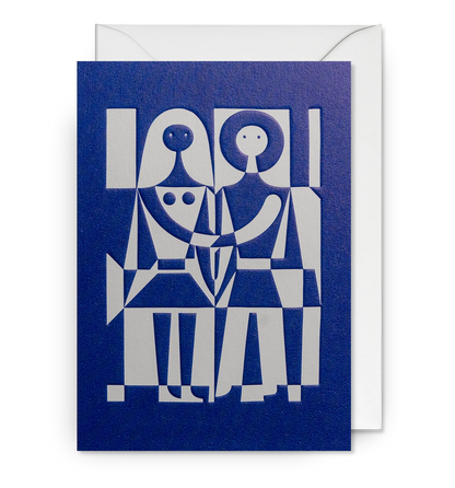 Black and White Greeting Card：7718