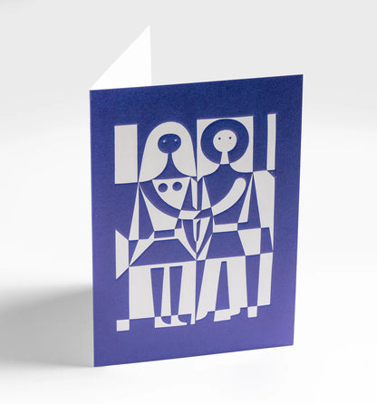 Black and White Greeting Card：7718