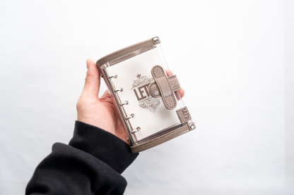 LETSクリアシステム手帳 / M5 / mostroグレージュ – LETS STATIONERY GOODS LETSクリアシステム手帳 / M5 / mostroグレージュ – LETS STATIONERY GOODS