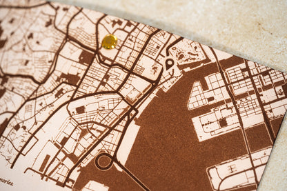 Geography Pin Book M6 ヌメ革 ＠東京限定（手帳の市）