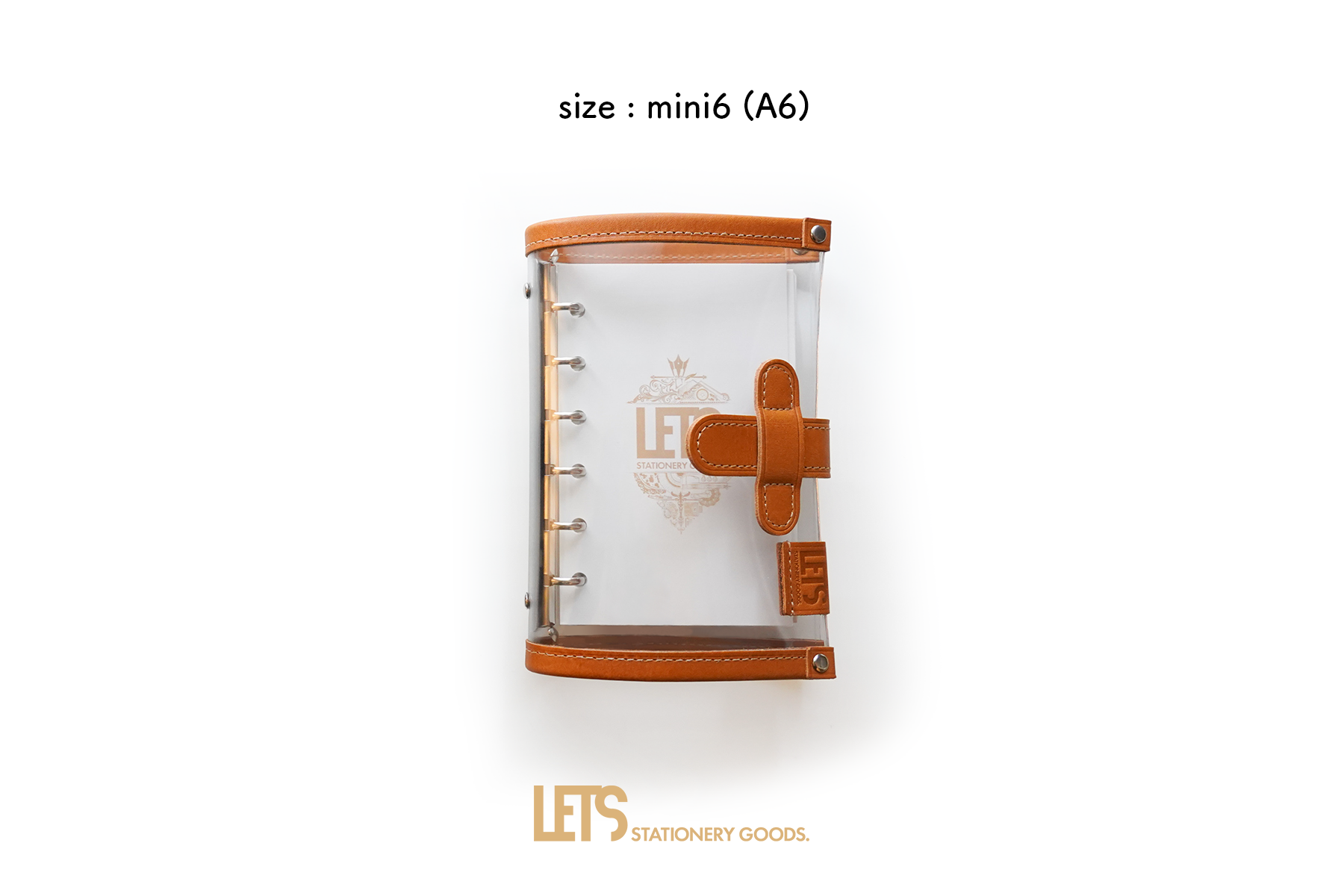 LETSクリアシステム手帳 / mini6 / ナチュラル – LETS STATIONERY GOODS