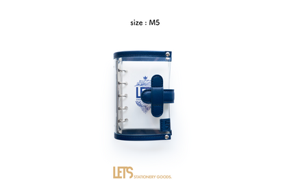 LETSクリアシステム手帳 / M5 / ブルー – LETS STATIONERY GOODS LETSクリアシステム手帳 / M5 / ブルー – LETS STATIONERY GOODS